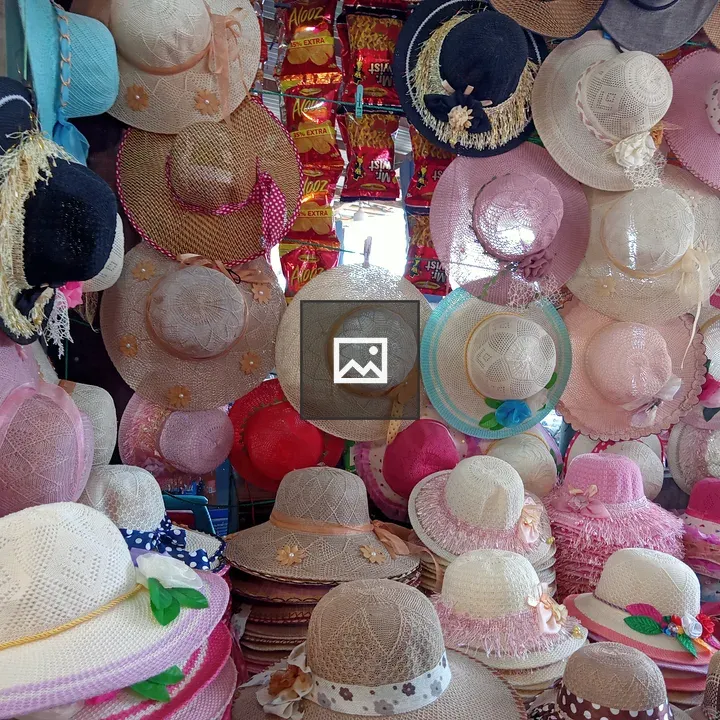 Hats in Pink and Brown
