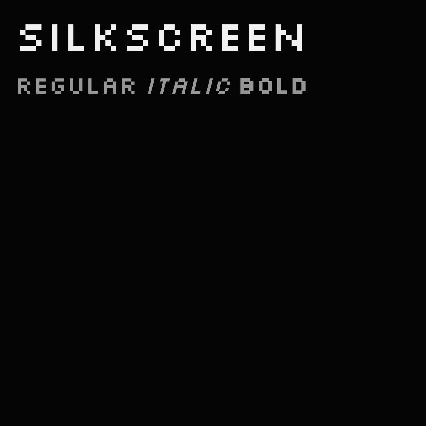 Silkscreen
