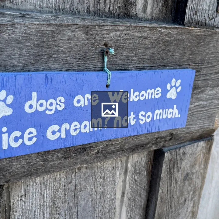 Sign on Barn Door