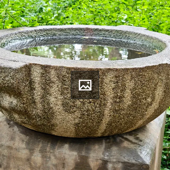Stone water basin in Cubbon Park
