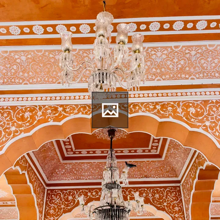 Interior View of Rajasthani Palace
