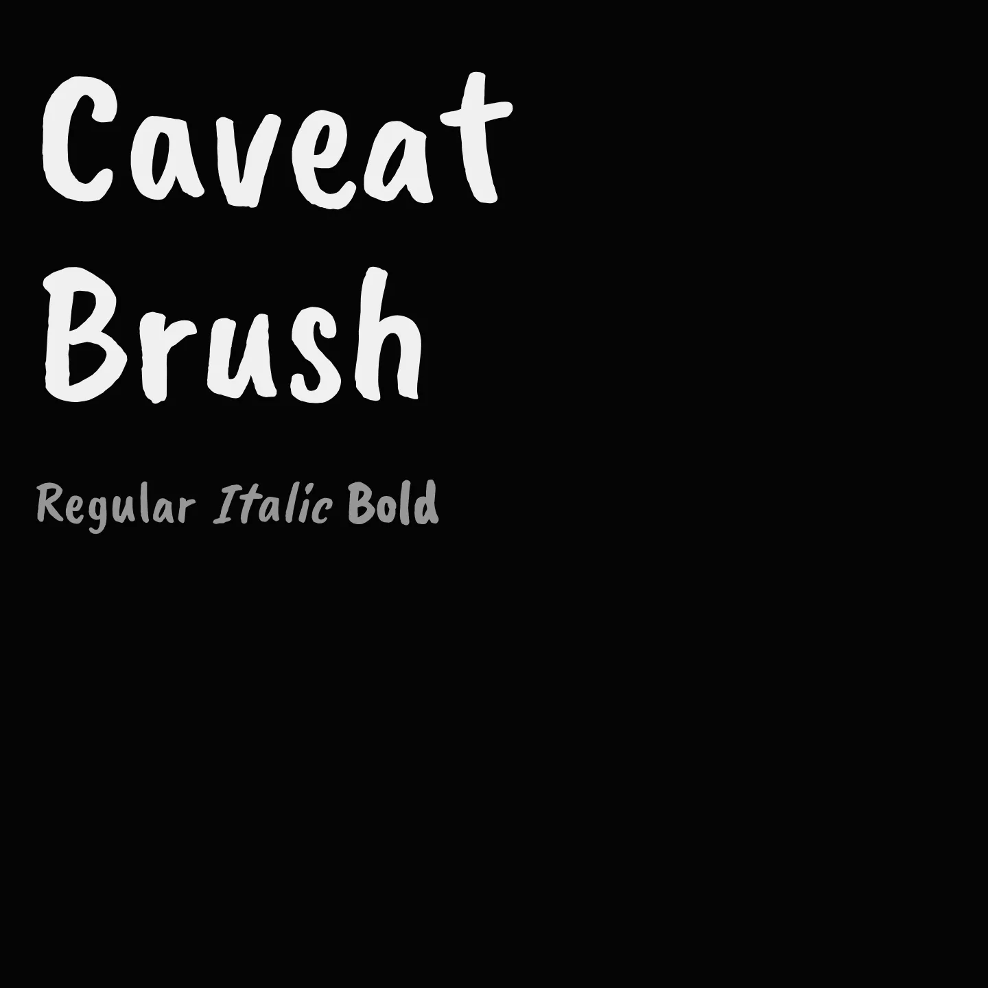 Caveat Brush