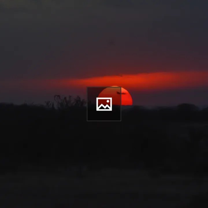 Sunset over Masai Mara sky