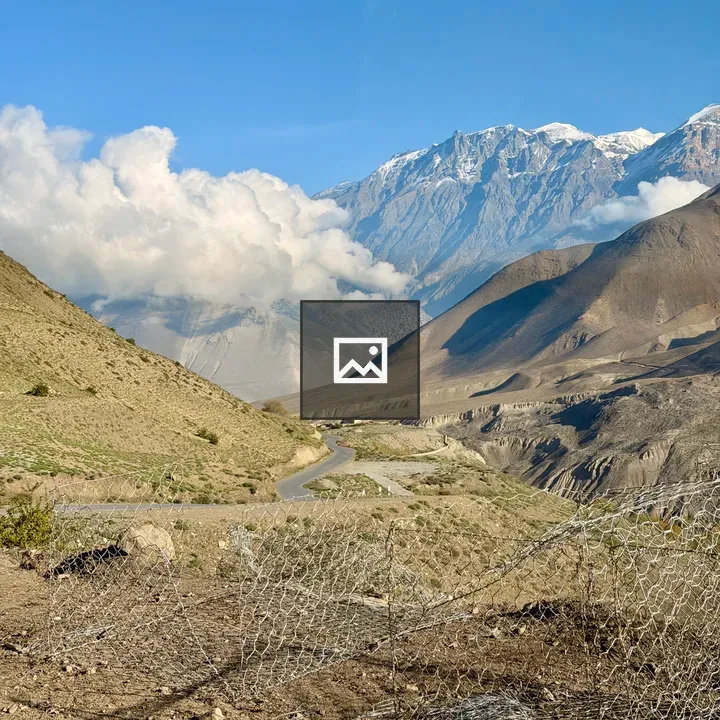 Mountain landscape with road