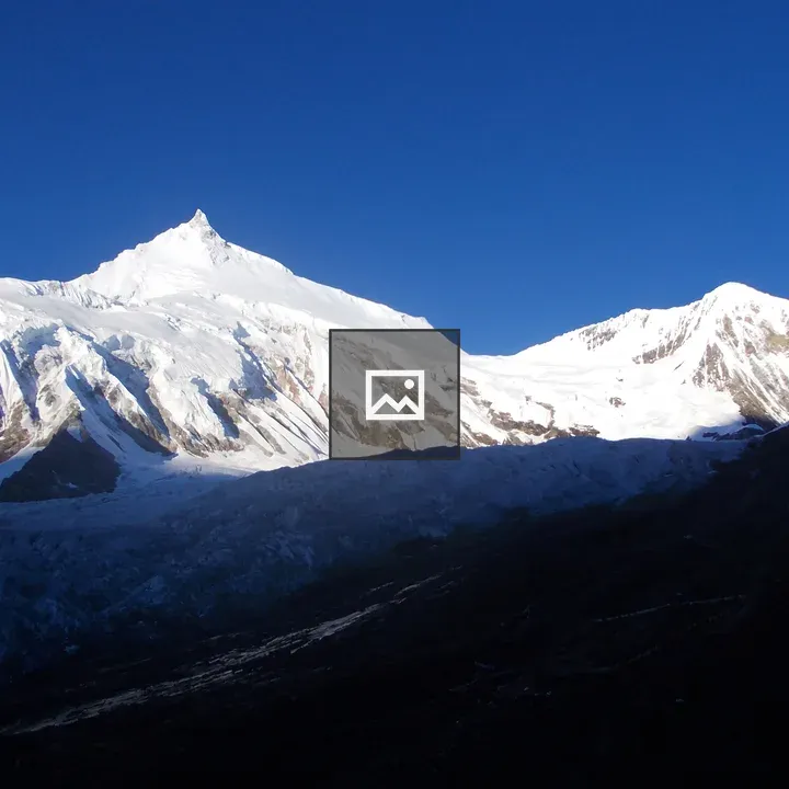 Mt. Manasalu Peak Scene