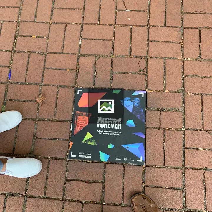 Feet by Stonewall Forever Sign