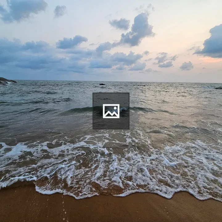 Beach Scene at Dusk