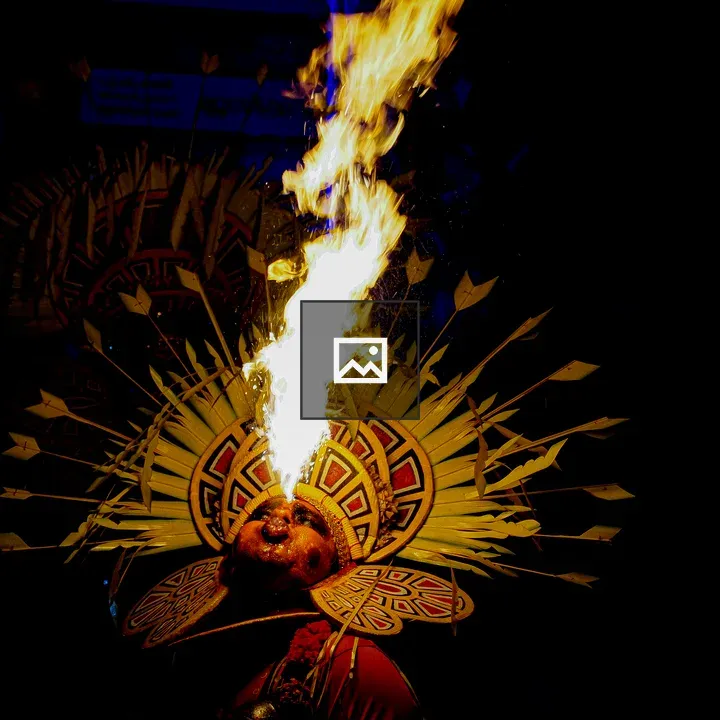 Theyyam Flame Performance