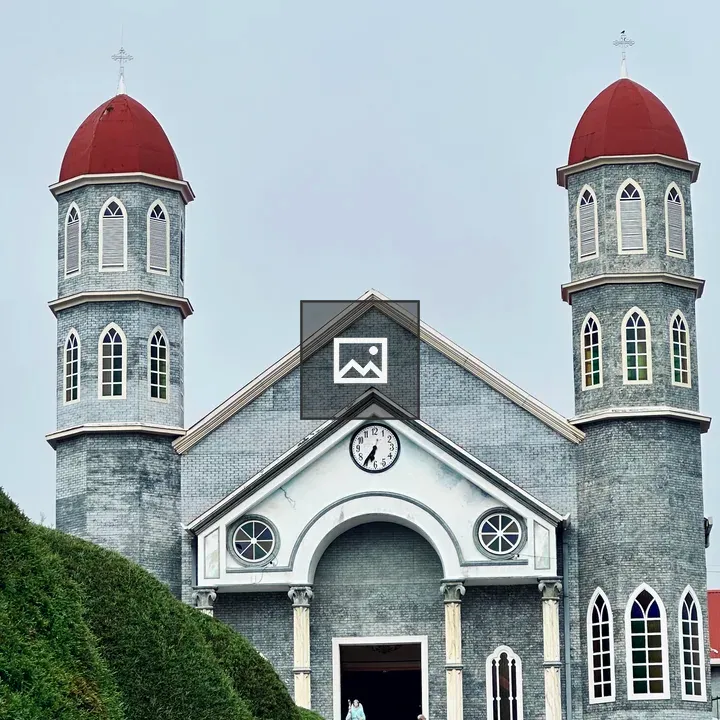 Front view of Zarcero Church