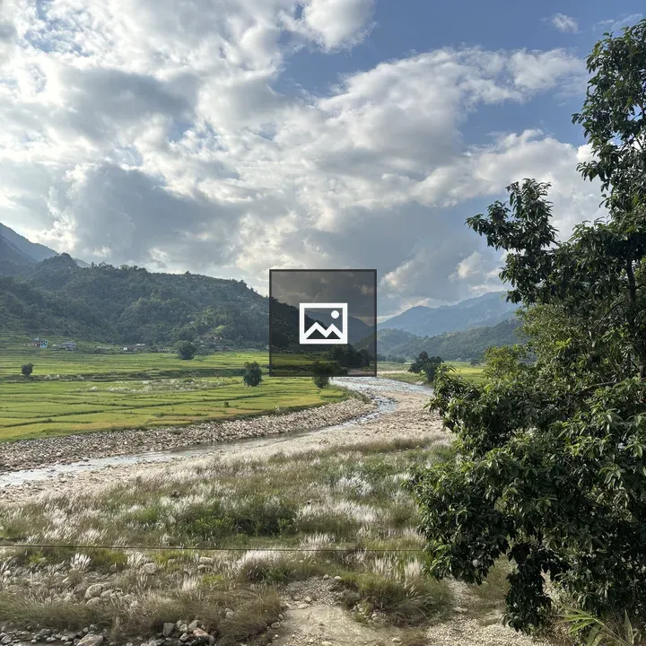 Serene river landscape