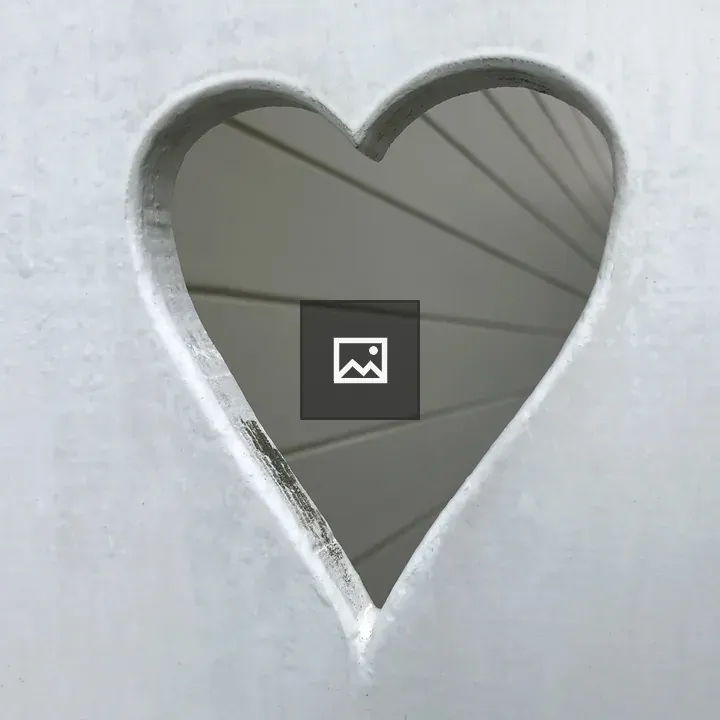 Heart Cut Out Of Wood