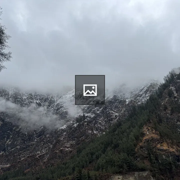 Snow-dusted mountains