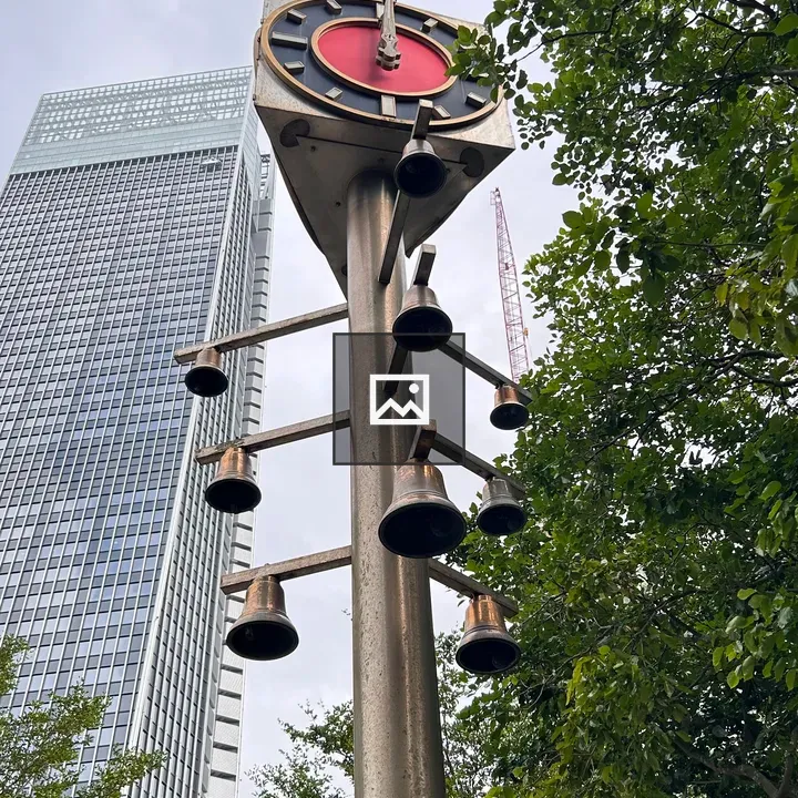 Clock tower with wind turbine