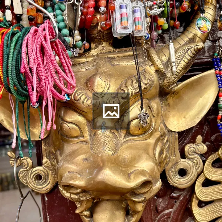 Bull head mask detailed