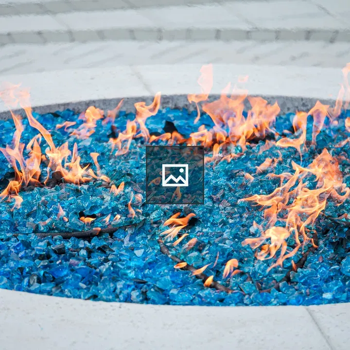 Fireglass fire pit