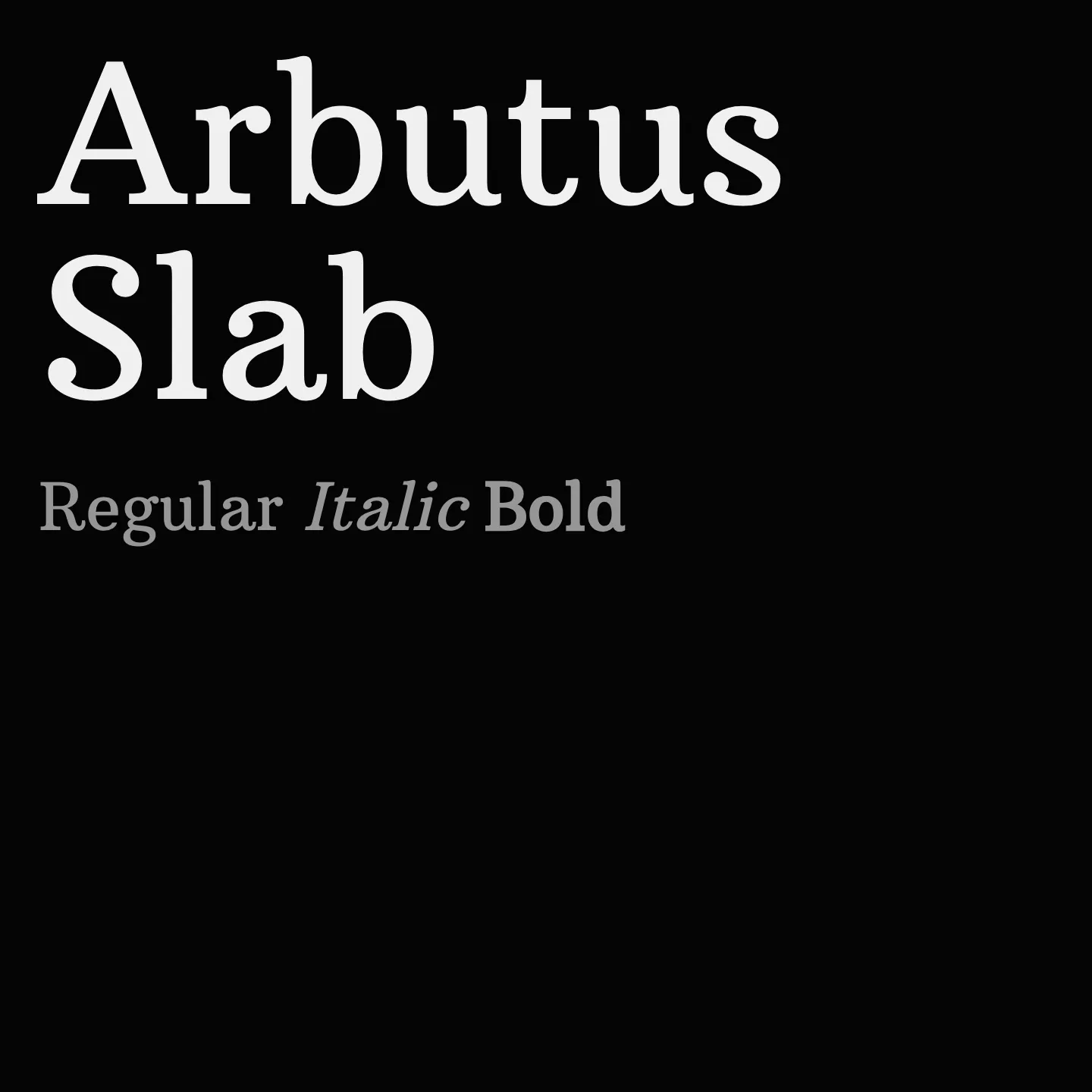 Arbutus Slab