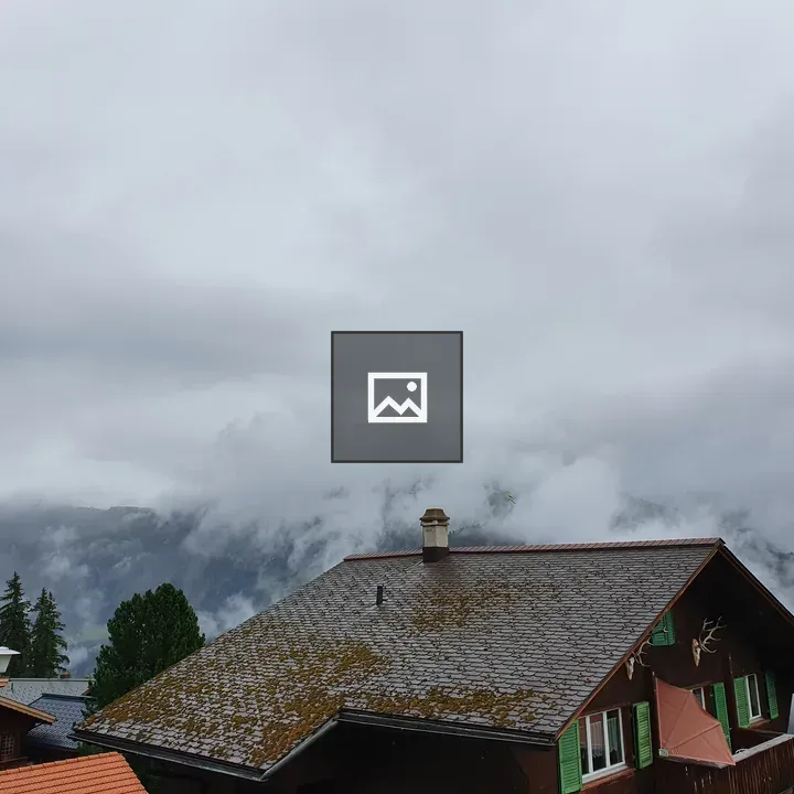 Cloudy Mountains Scene