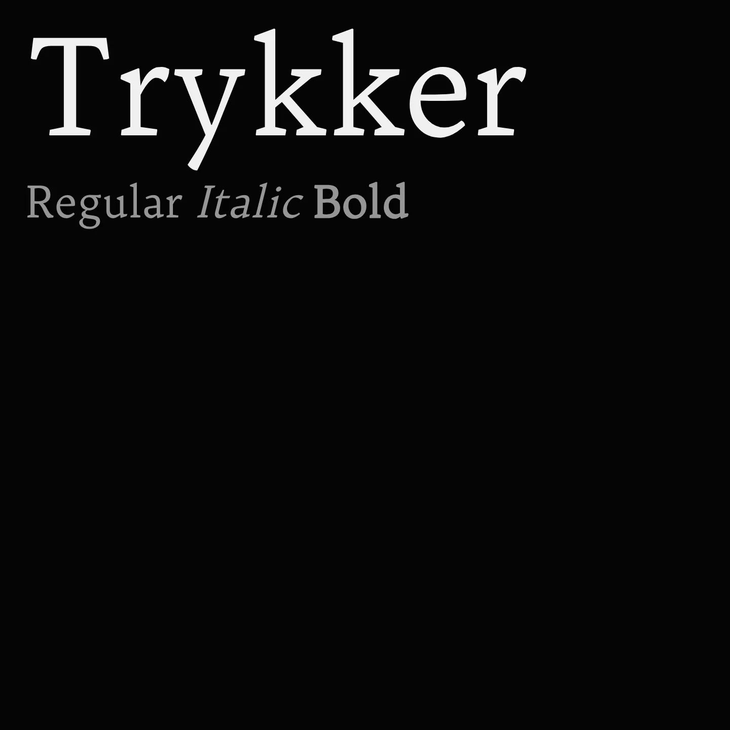 Trykker