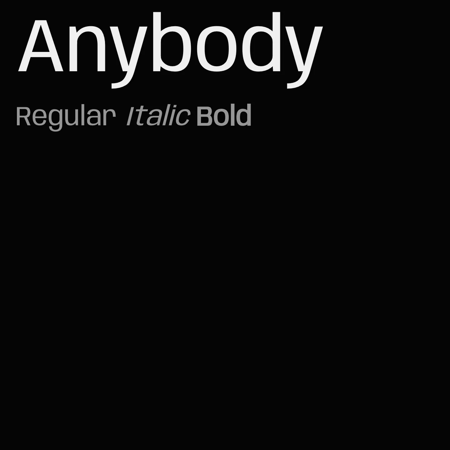 Anybody
