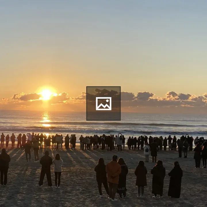 First Sunrise at Kujukuri Beach