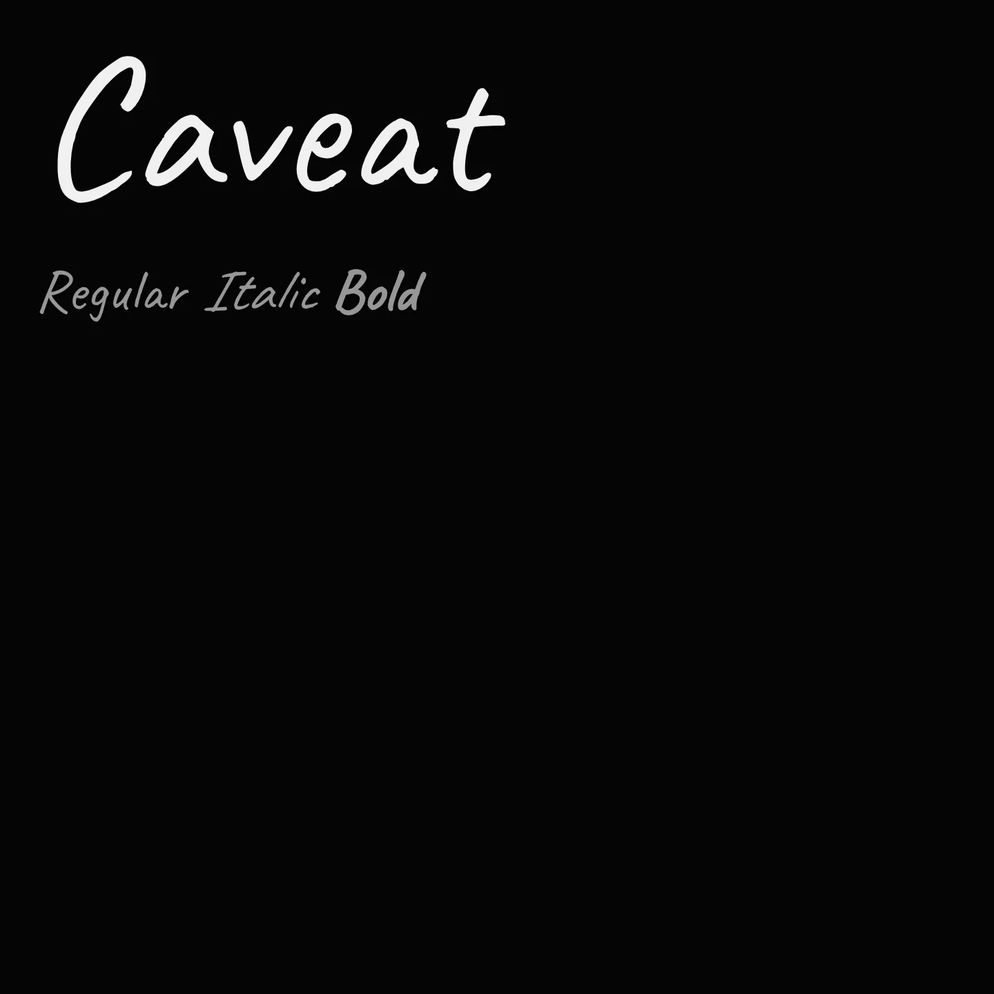 Caveat