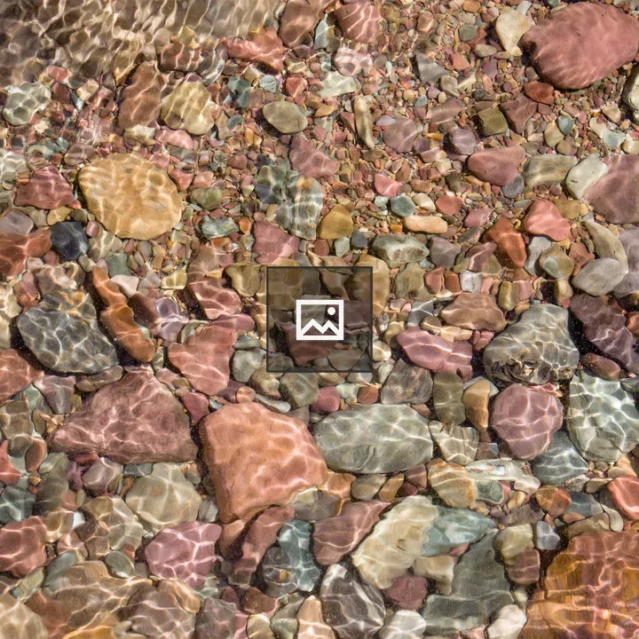 Pebbles in Glacier Lake McDonald
