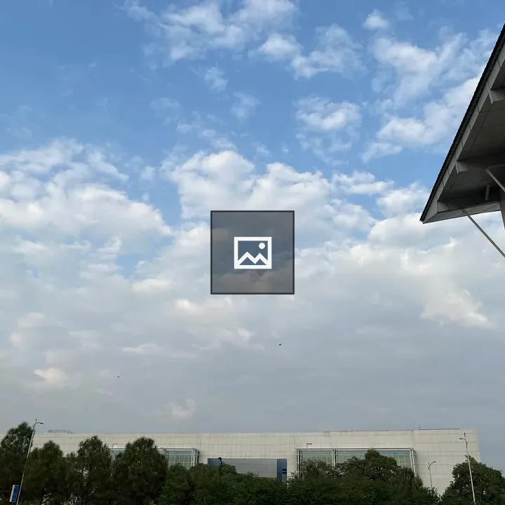 Skyline with Clouds and Trees