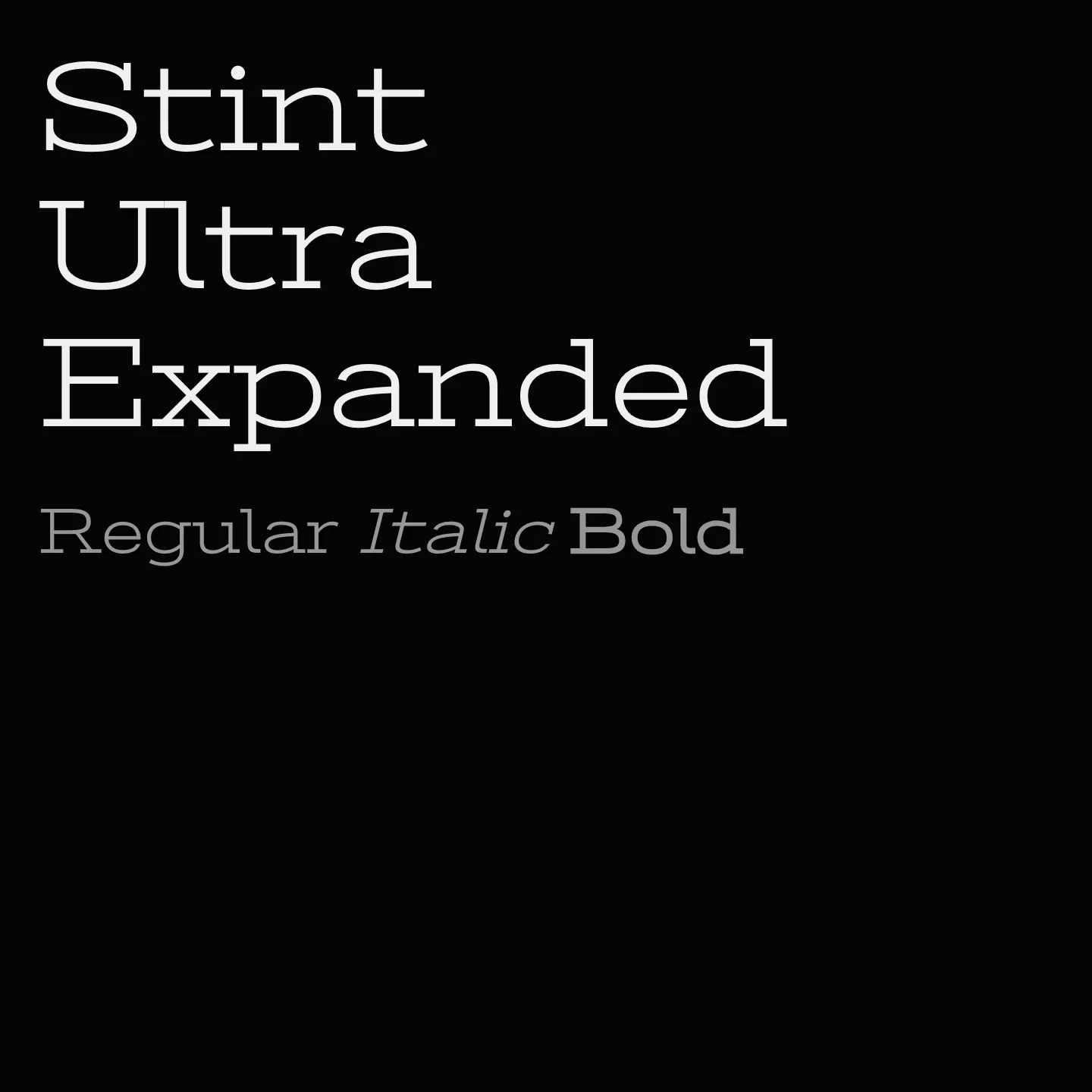 Stint Ultra Expanded