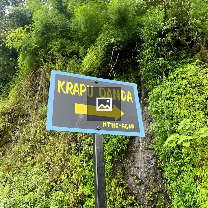 Directional Sign KRAPU DANDA