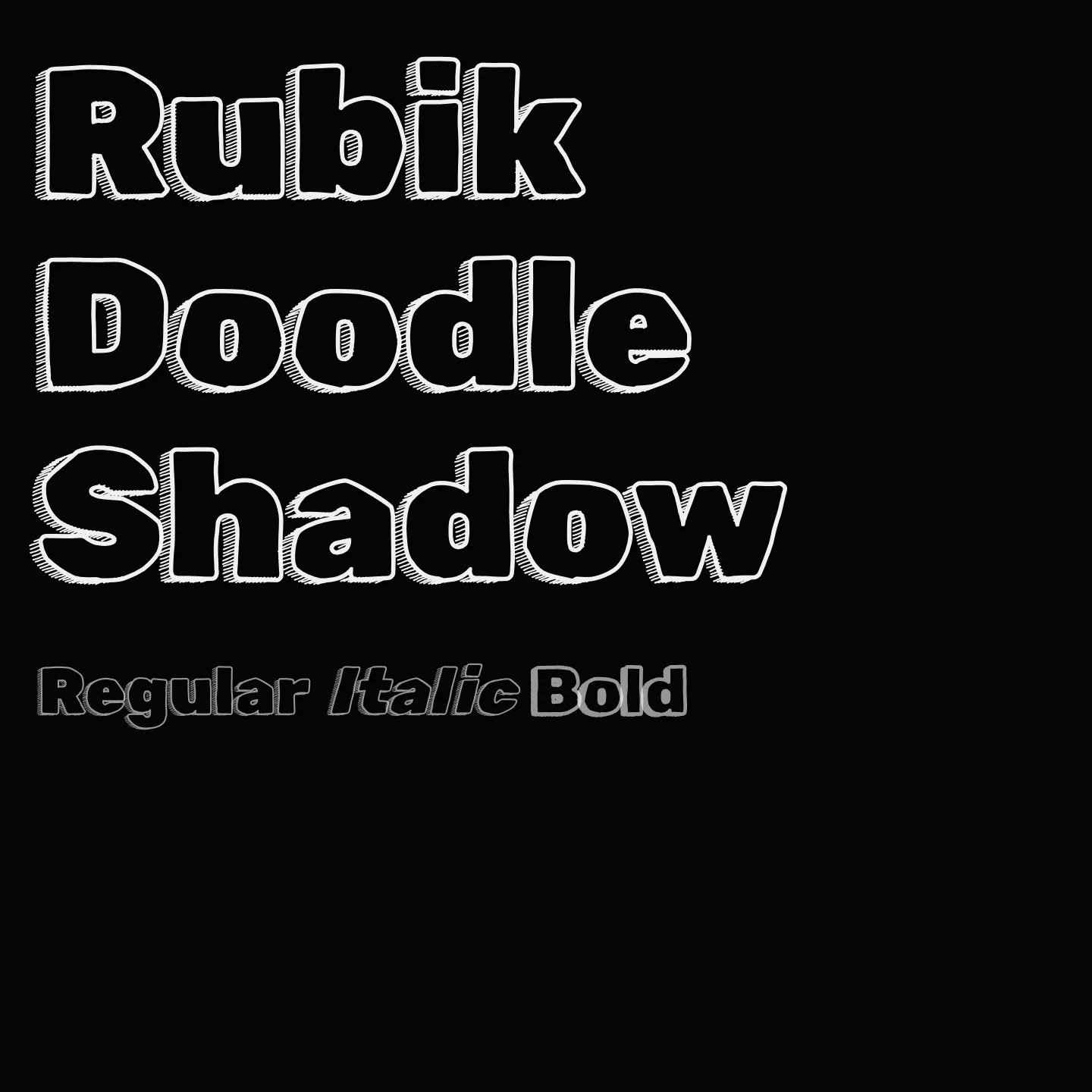 Rubik Doodle Shadow