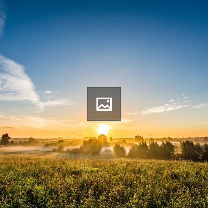 Sunrise over Fields near Schwerin