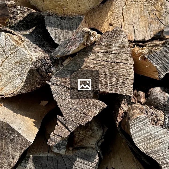 Firewood logs stacked neatly