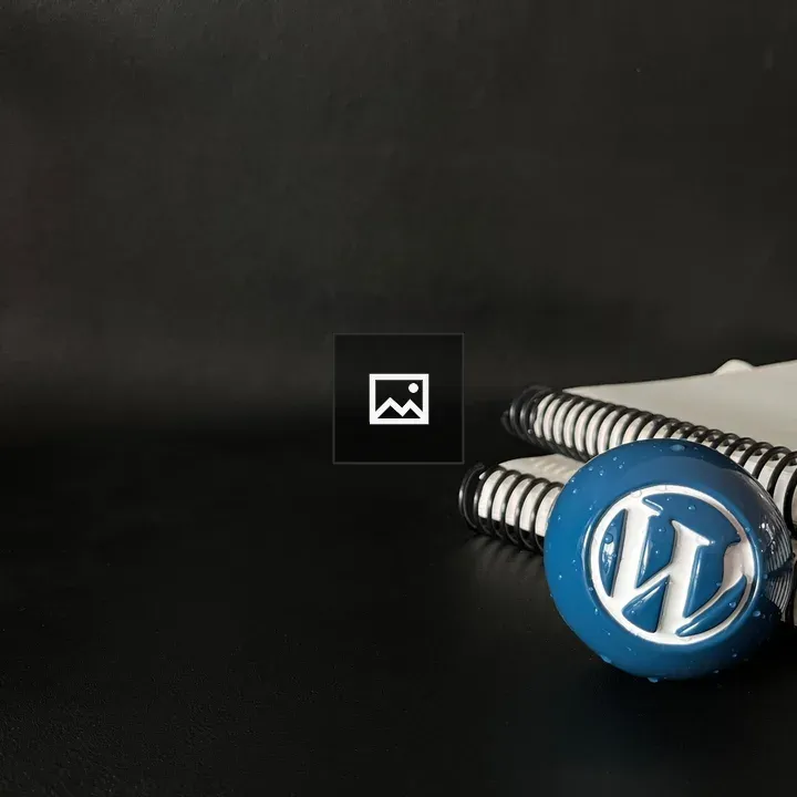 WordPress Blue Ball Wallpaper