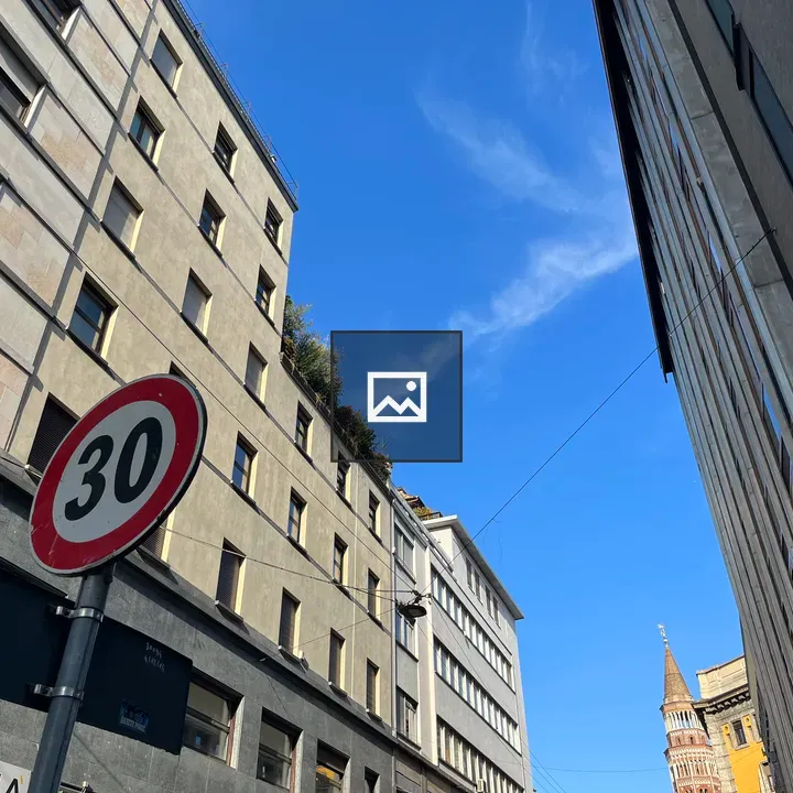 Speed limit sign in Milan