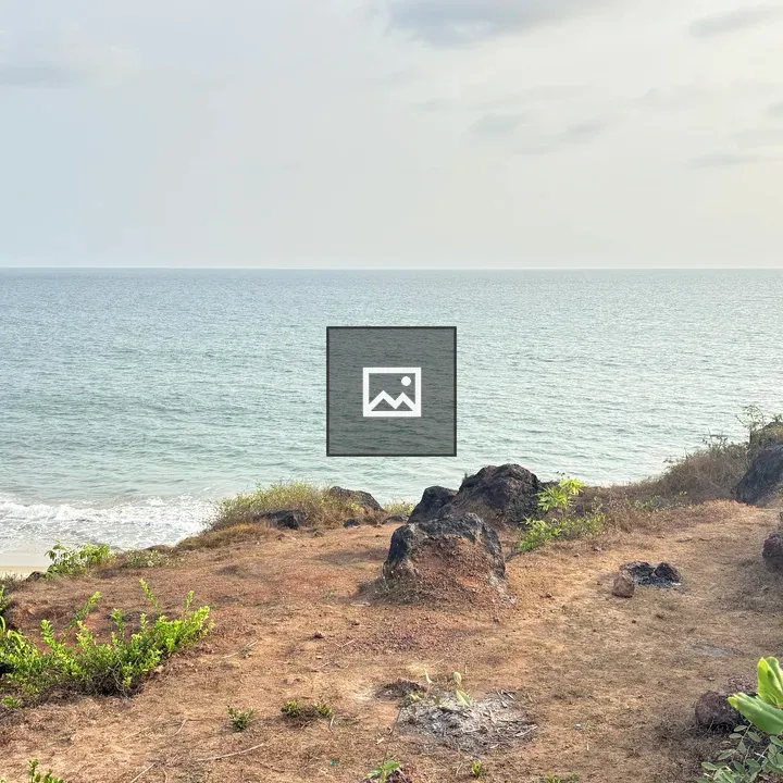 Seaside view with grassy hills