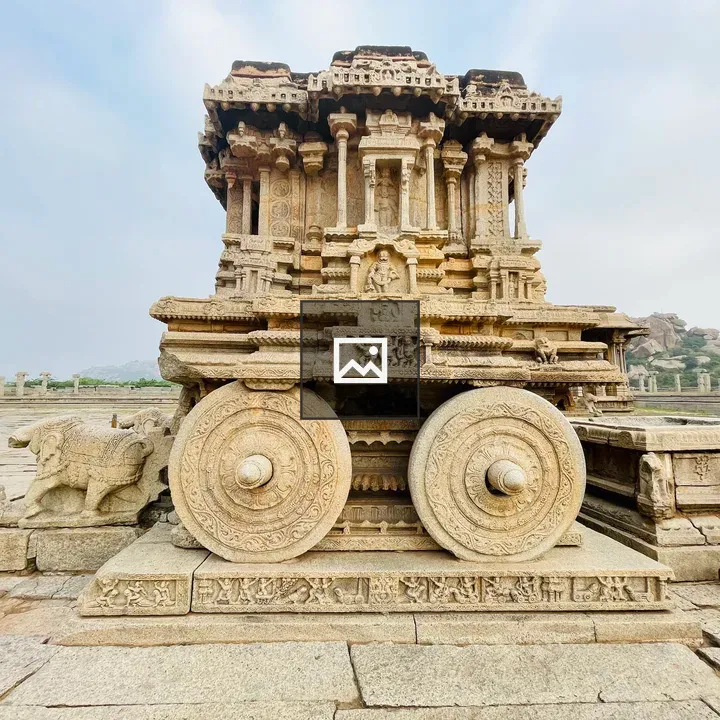 Stone chariot at Vijaya Vitthala Temple