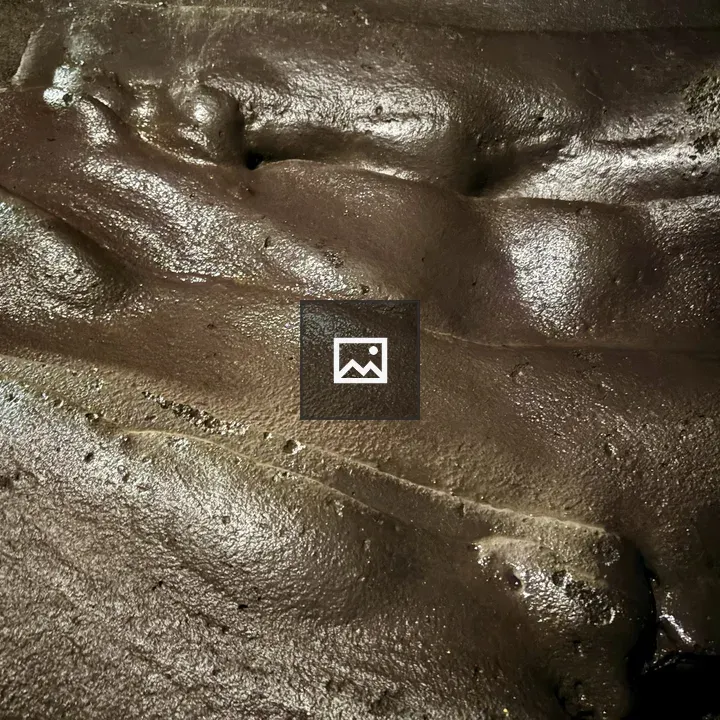 Brown cave floor