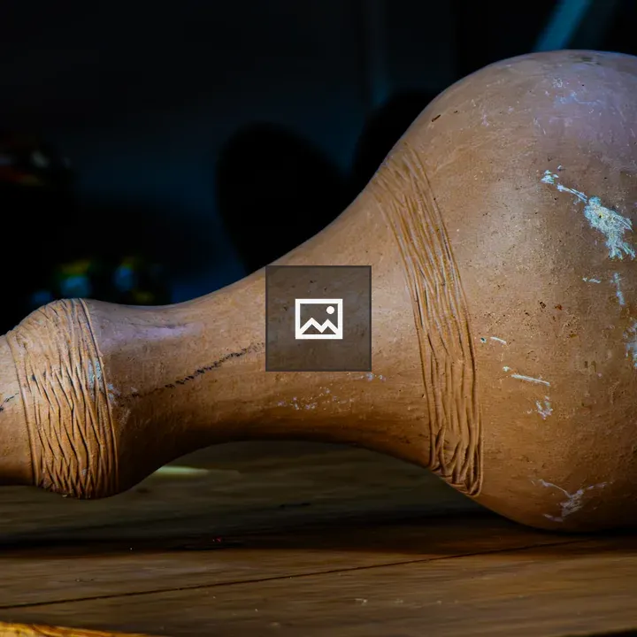 Traditional clay water pot