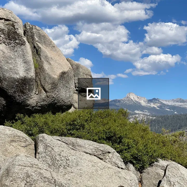 Granite rock landscape