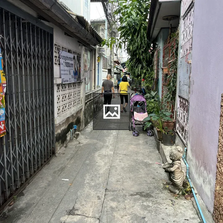 Narrow Bangkok Street Scene