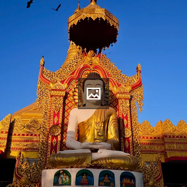 Buddha statue at Global Vipassana Pagoda