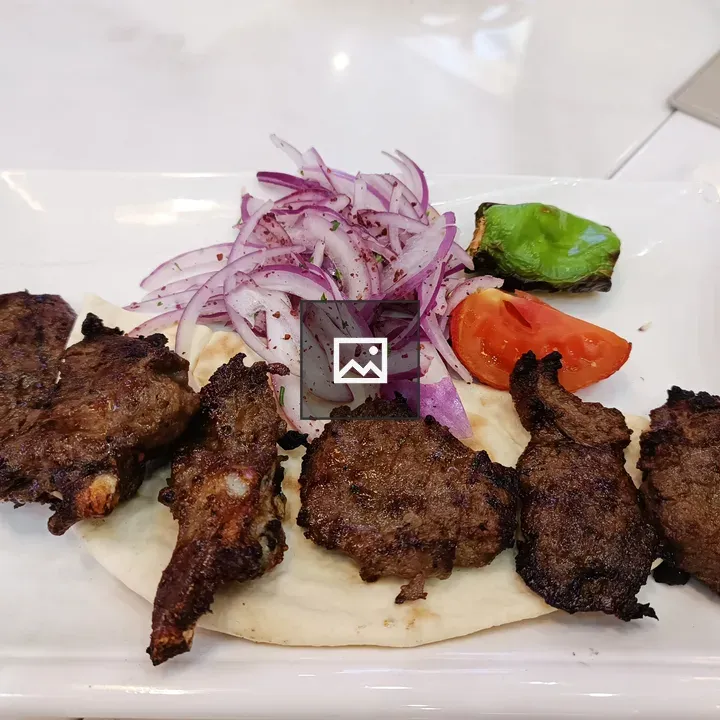 Grilled meat skewers assortment