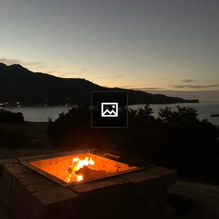 Campfire on a Bluff