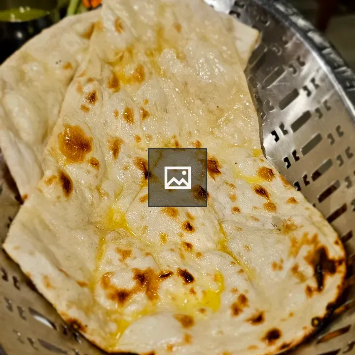 Butter Naan with Melted Butter