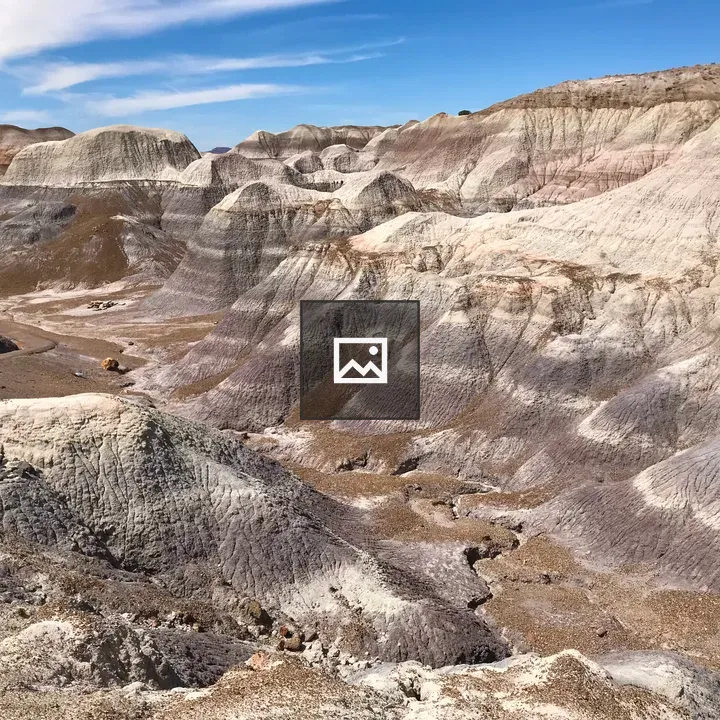 Blue Mesa in Painted Desert