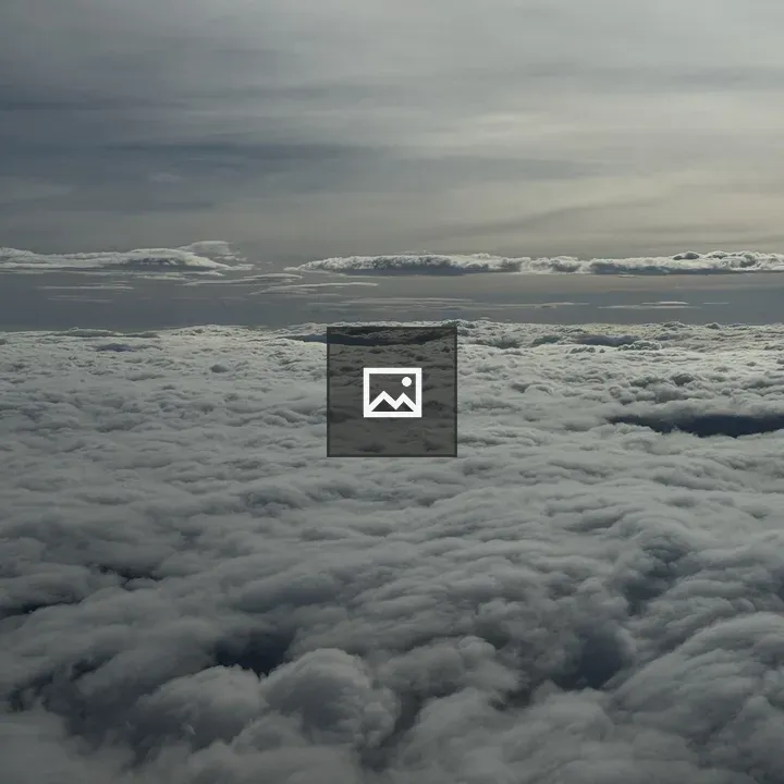 Aerial view of clouds blanket