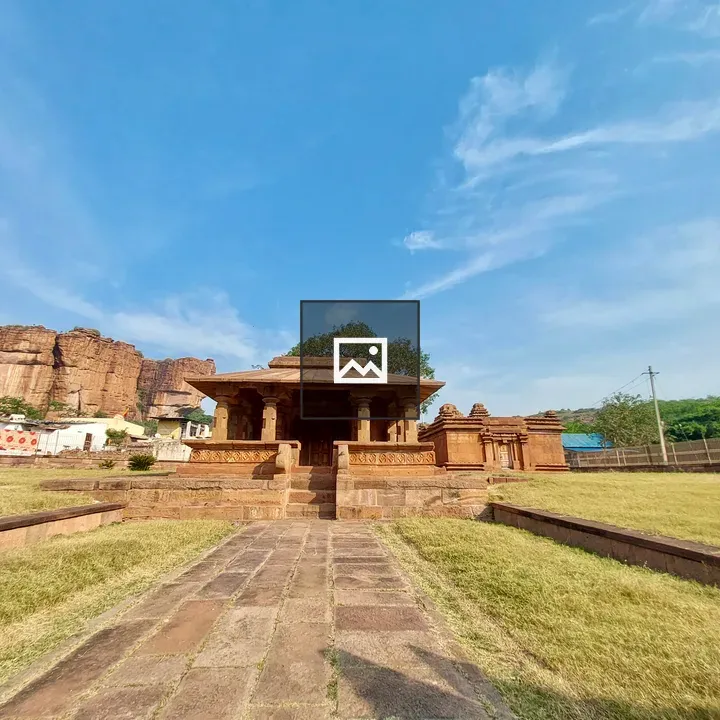Ancient Bhoothnatha Temple Stone Path