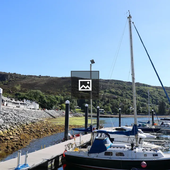 Sailing boats in Ullapool Marina