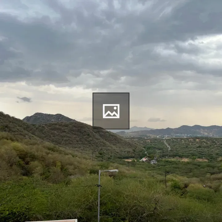 View of Pushkar in Rain