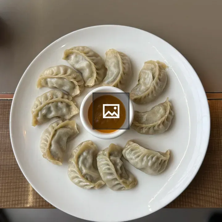 Plate of dumplings